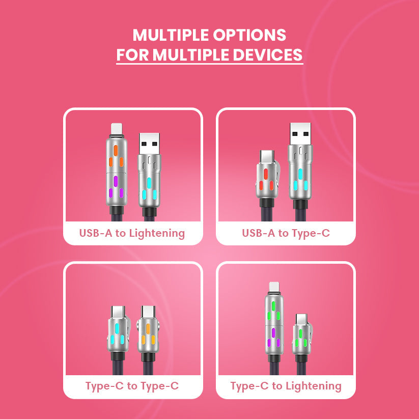 4 in 1 USB Multi Charging Cable