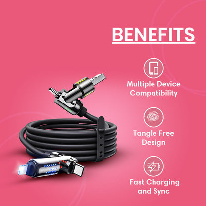 4 in 1 USB Multi Charging Cable