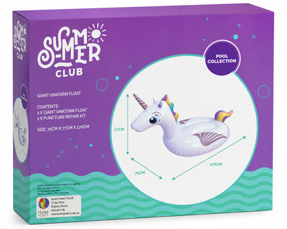 Summer Club Giant Unicorn Float