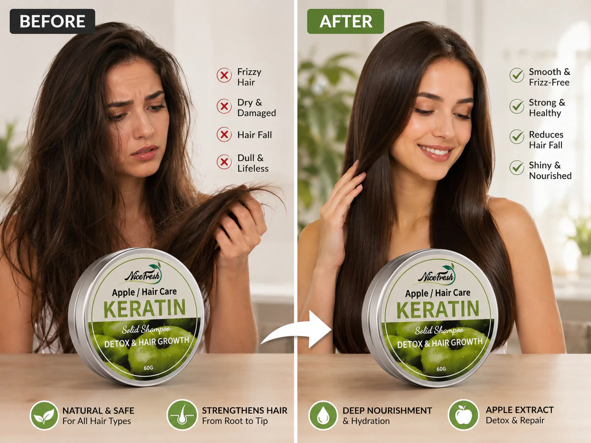 NiceFresh Keratin Shampoo Bar