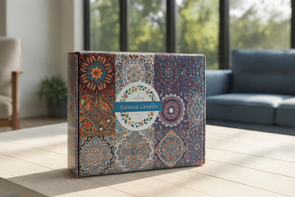 Decorative Scented Tin Candle Gift Set