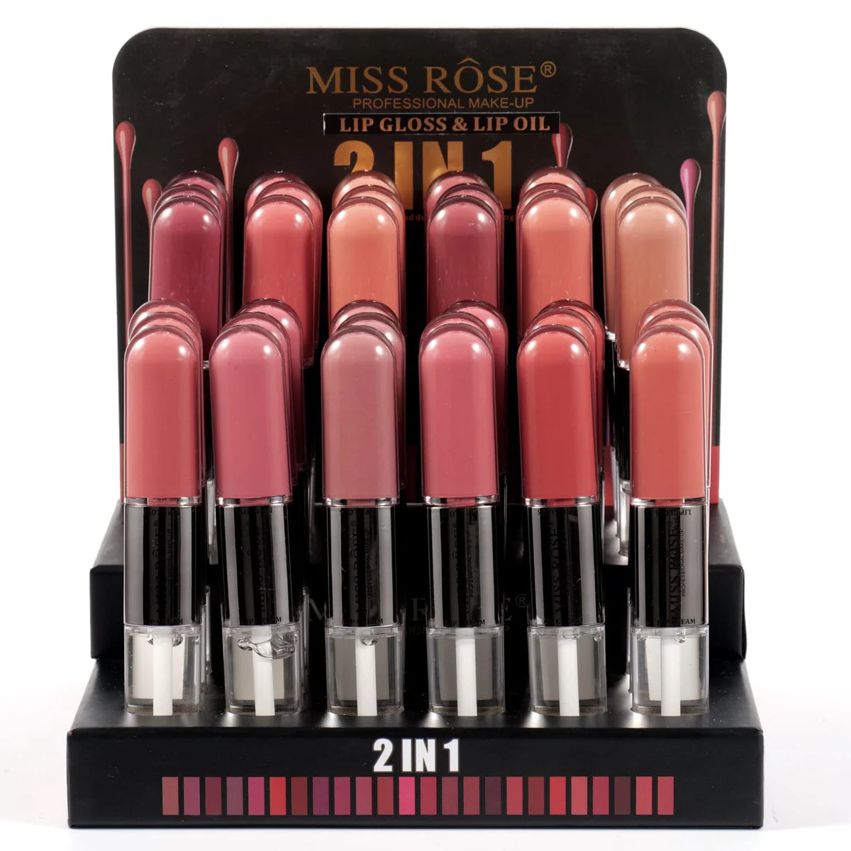 Miss Rose - 2-in-1 Lip Gloss & Lip Oil