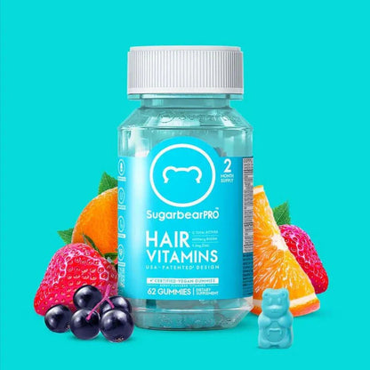 SugarBear - PRO Hair Vitamins Certified Vegan Gummies